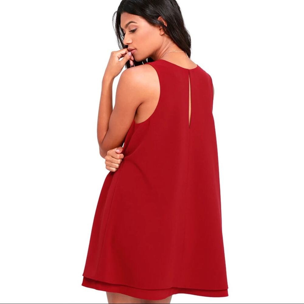 BB Dakota | NEW Red Mini Dress Date night Dinner Palma S